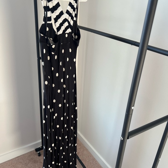 NWT Black and White Christina Maxi Dress Size Small - Picture 5 of 10